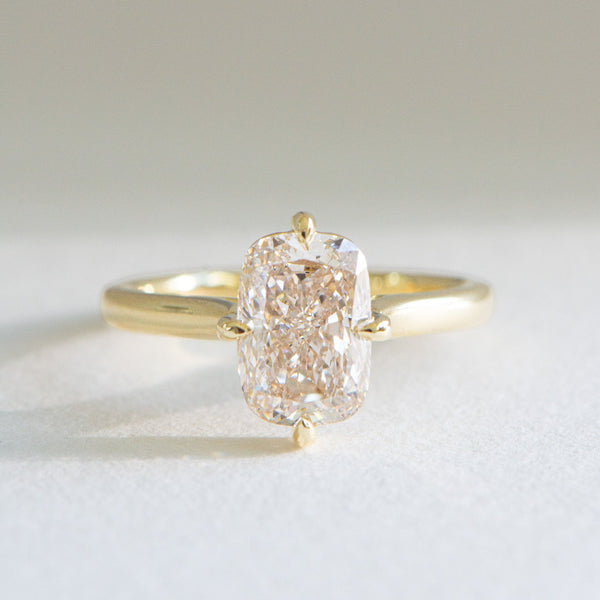 Compass Elora | 2.4ct Champagne Lab Diamond Engagement Ring