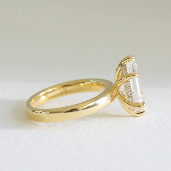 Azalea | 3ct Hexagon Lab Diamond Engagement Ring