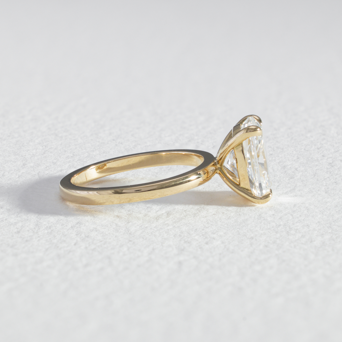 Elora | Elongated Cushion Diamond Solitaire Engagement Ring