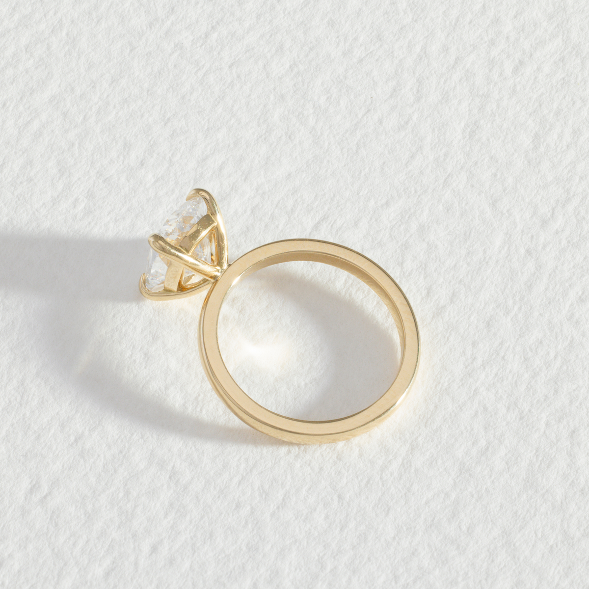 Elora | Elongated Cushion Diamond Solitaire Engagement Ring