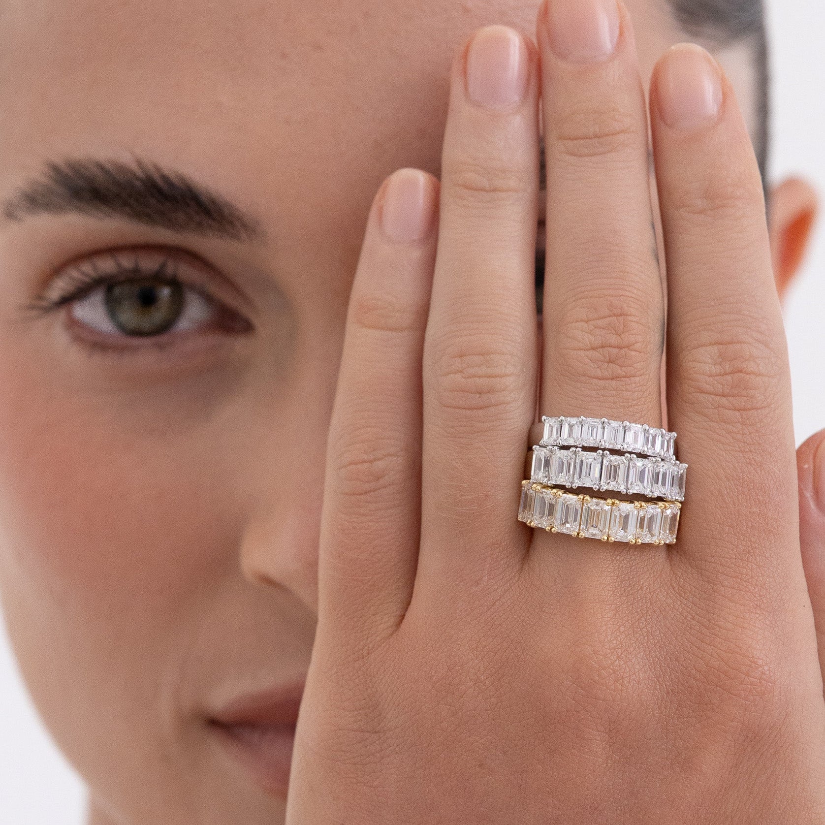 Estelle | Lab Diamond Ring – Close-up detail view, Matthews Jewellers Newcastle