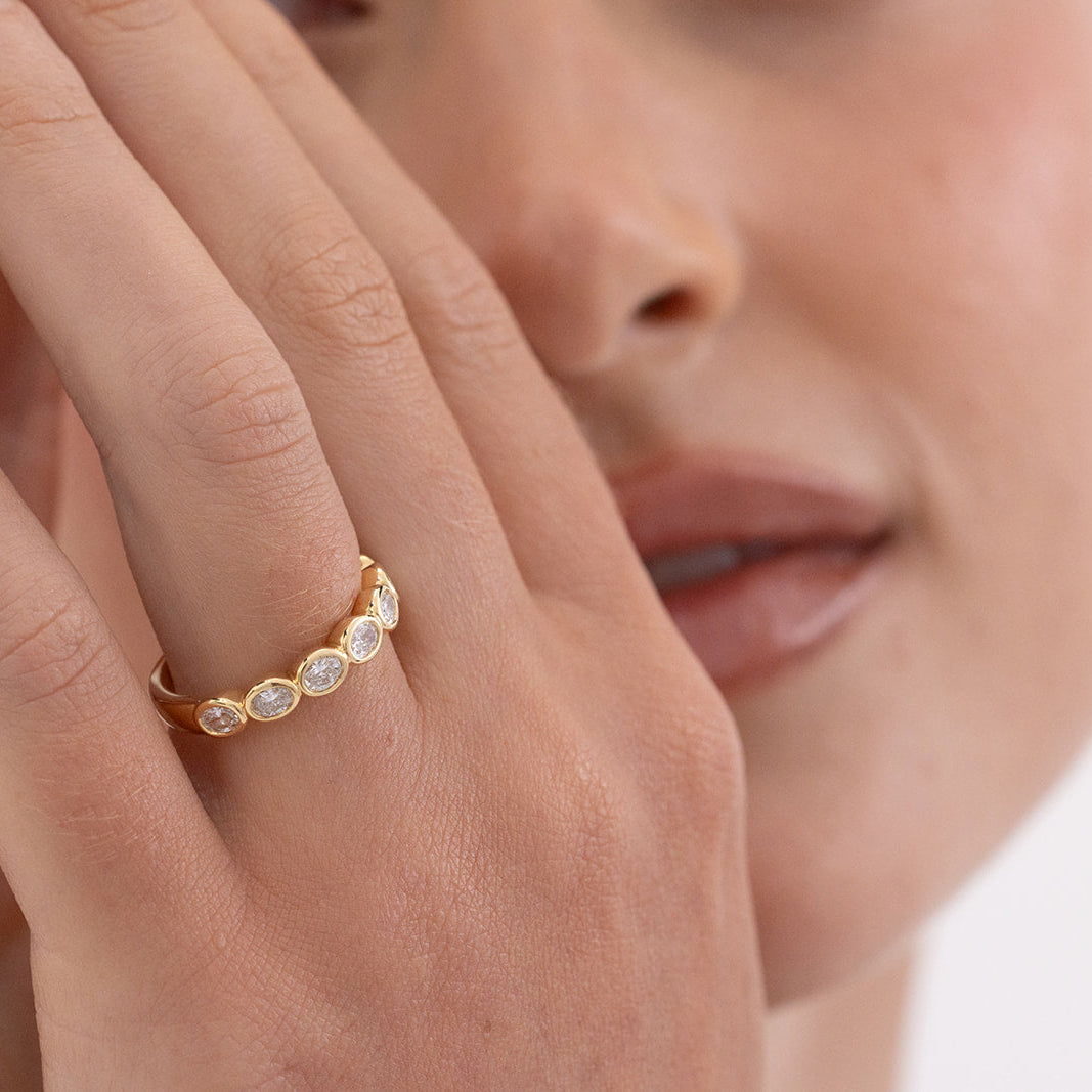 Airlie | Lab Diamond Wedding Ring – Front view, Matthews Jewellers Newcastle