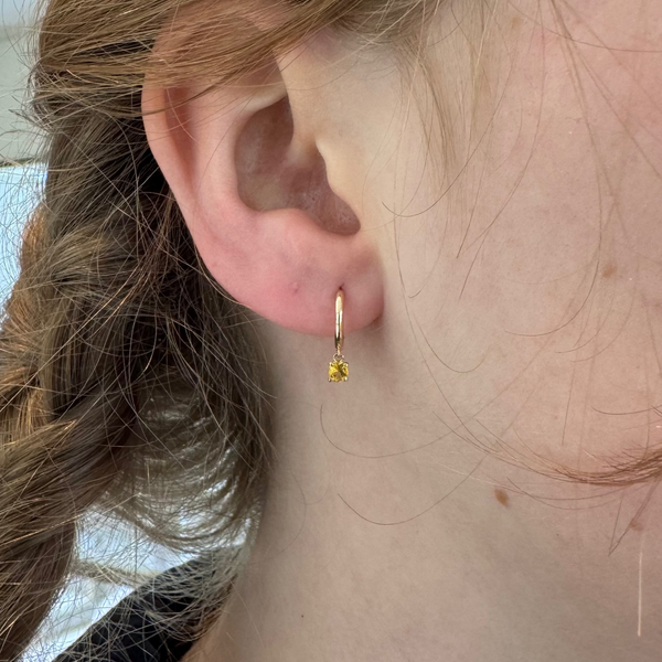 Birthstone Citrine Earrings