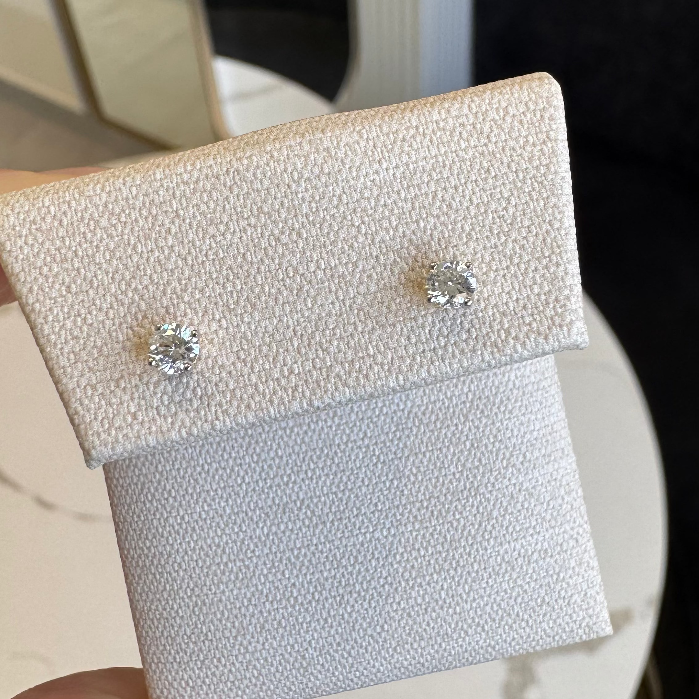0.30ct Natural Diamond Earrings