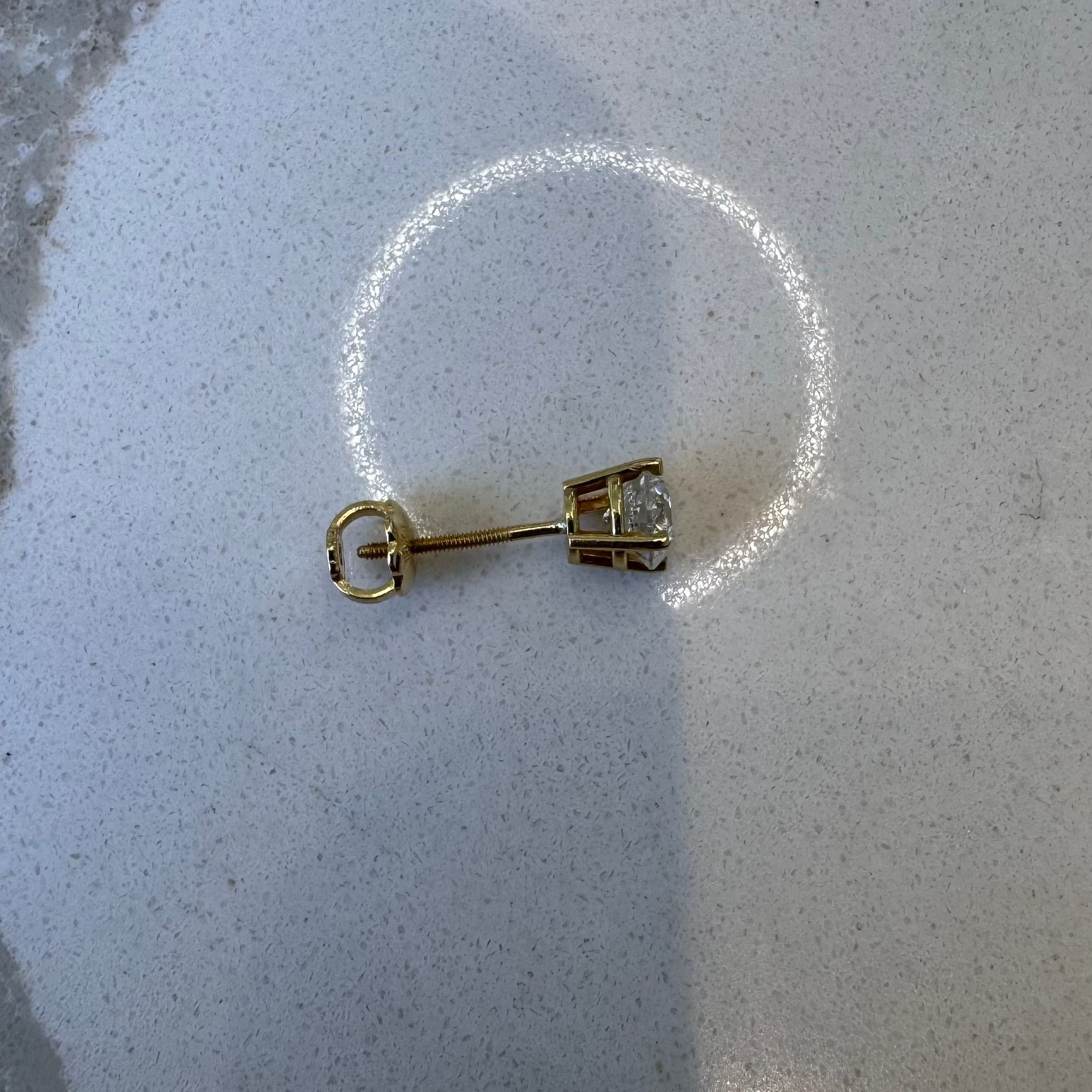 1ct Natural Diamond Earrings