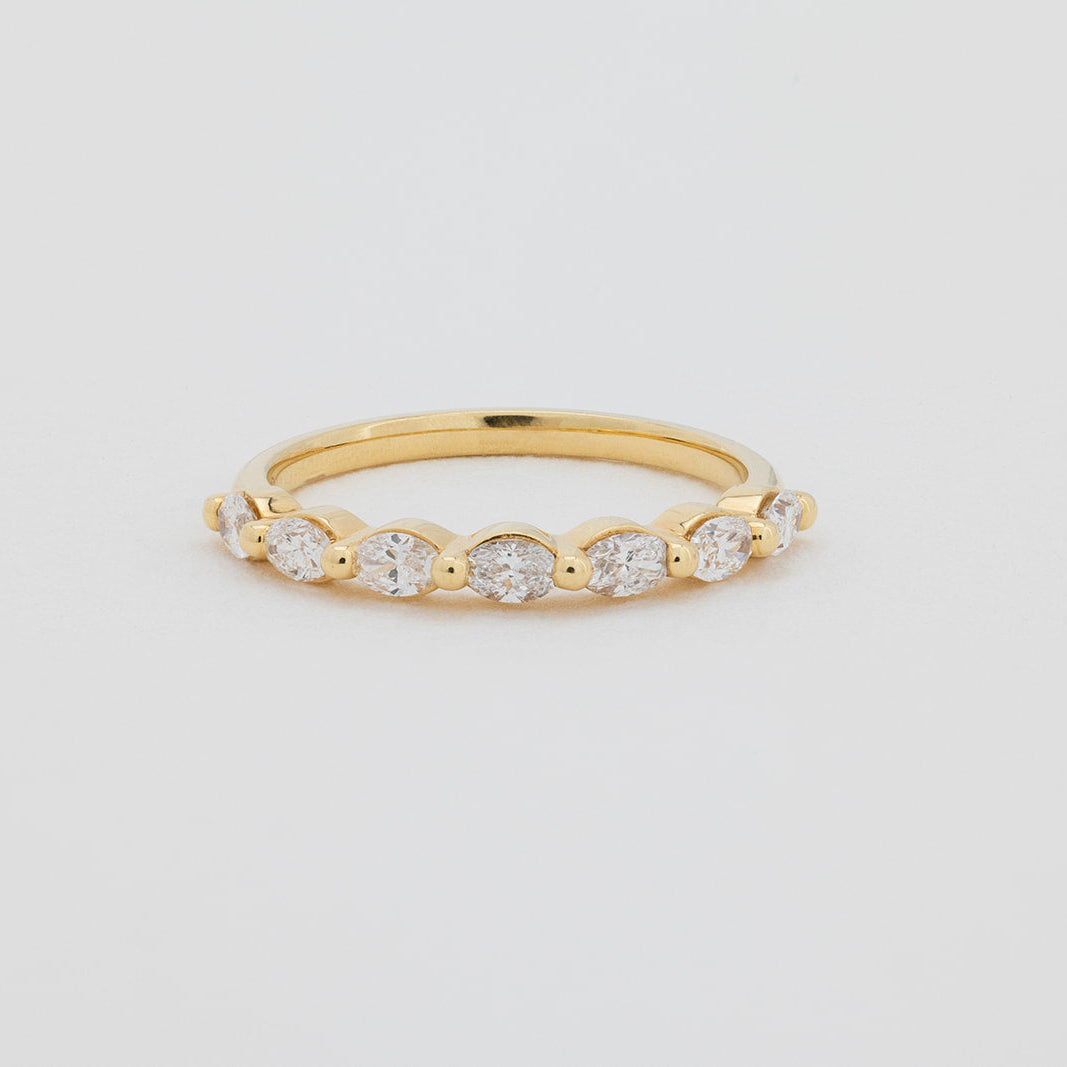 Iris | Lab Diamond Wedding Ring – Front view, Matthews Jewellers Newcastle
