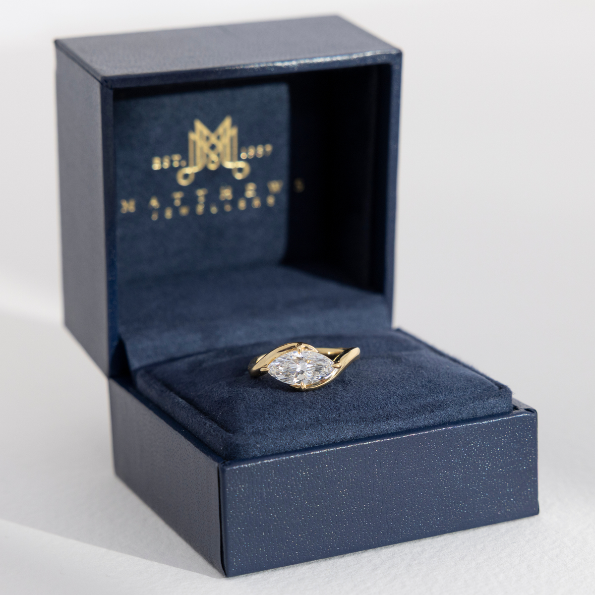 Kaia | Marquise Diamond Wrap Engagement Ring