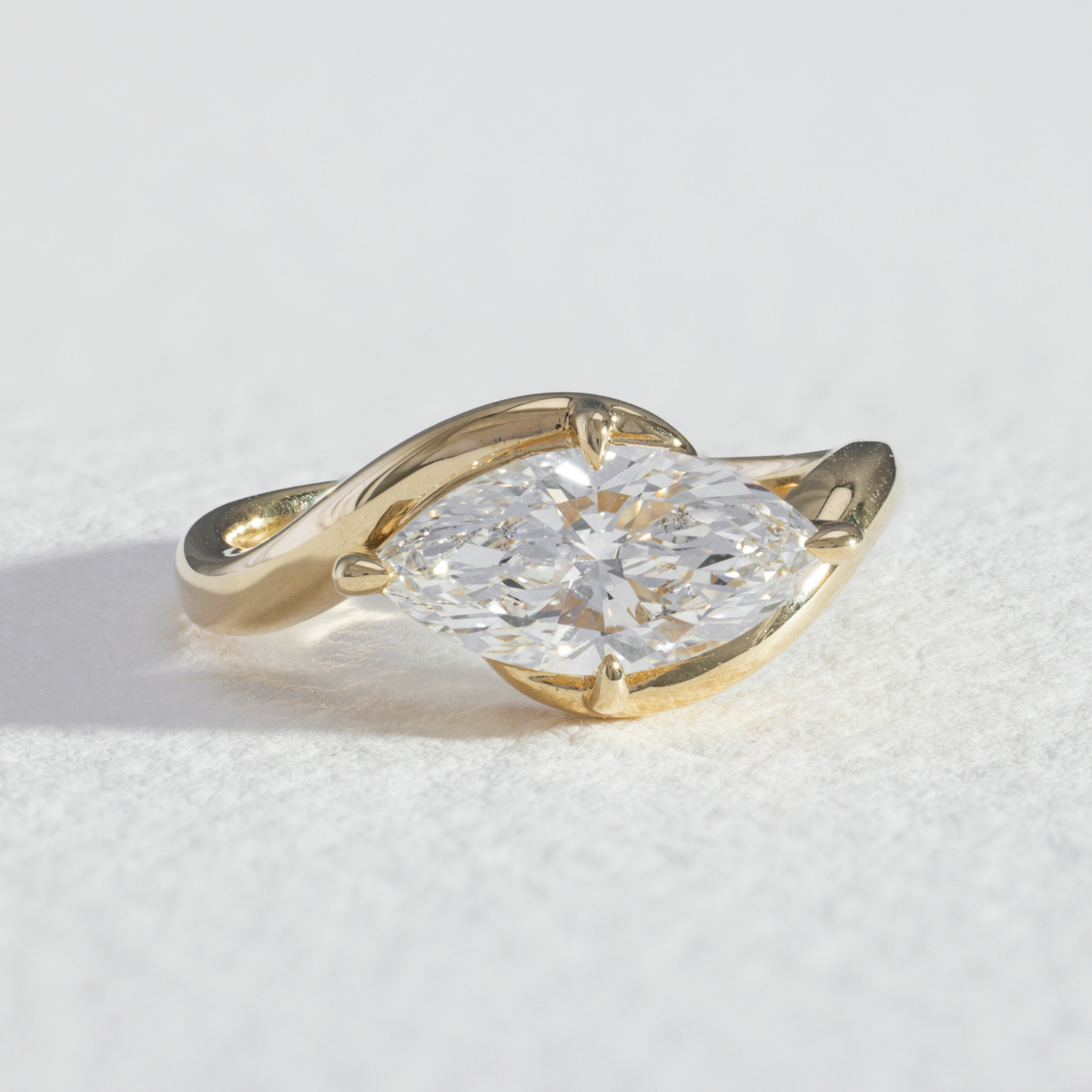 Kaia | Marquise Diamond Wrap Engagement Ring