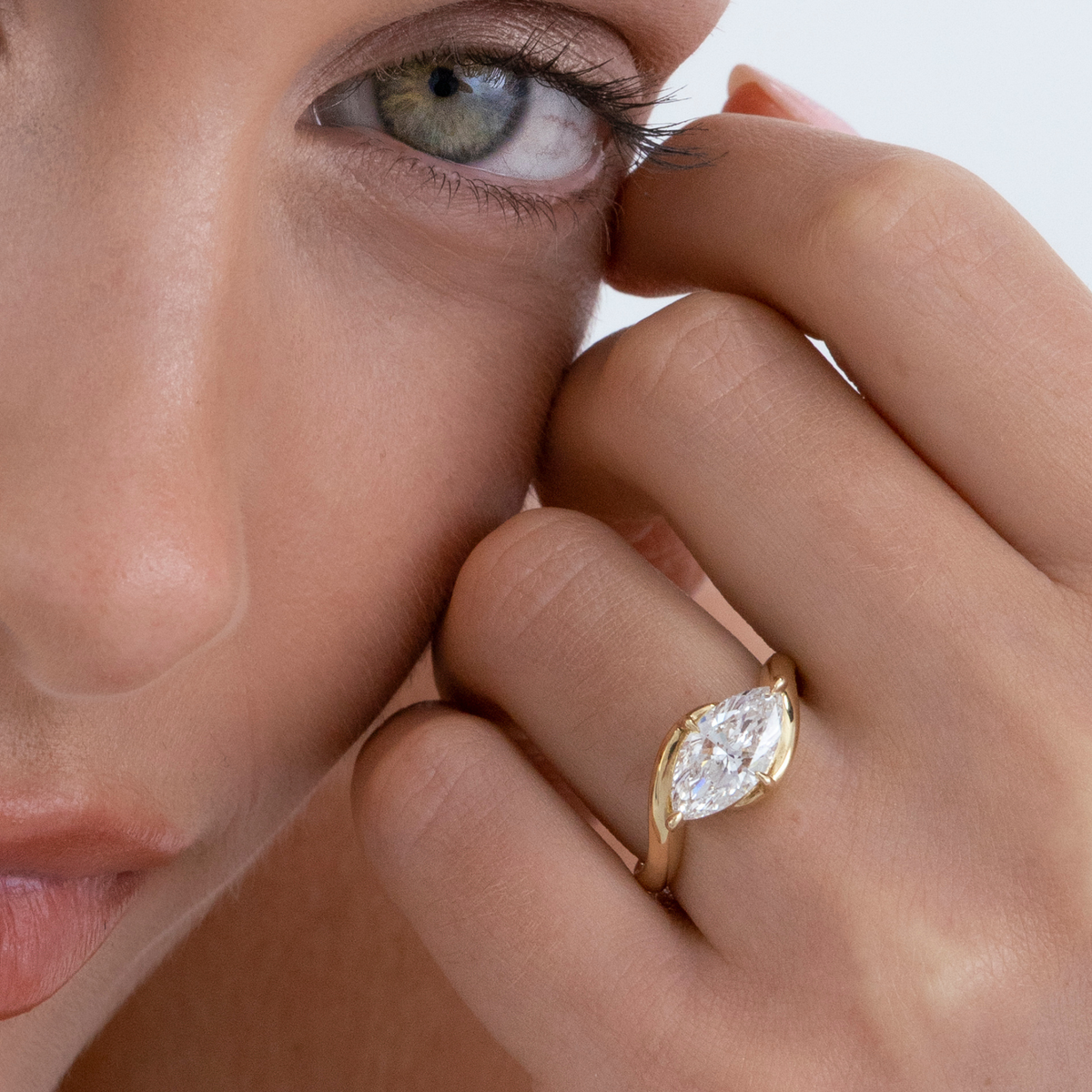 Kaia | Marquise Diamond Wrap Engagement Ring