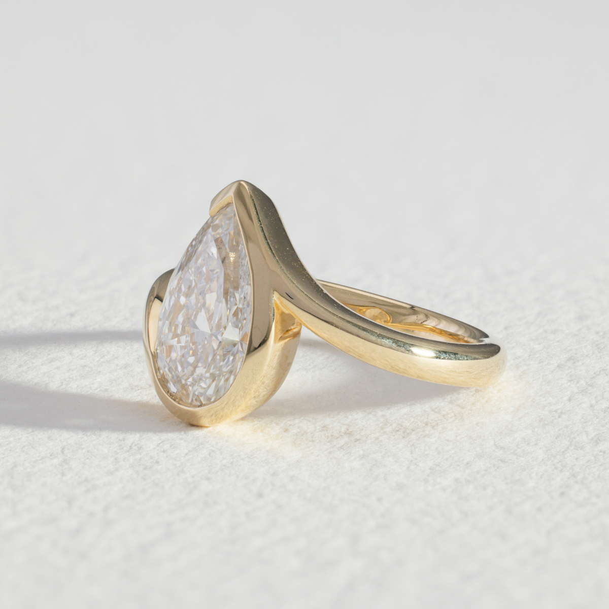 Lola | Pear Diamond Wrap Engagement Ring