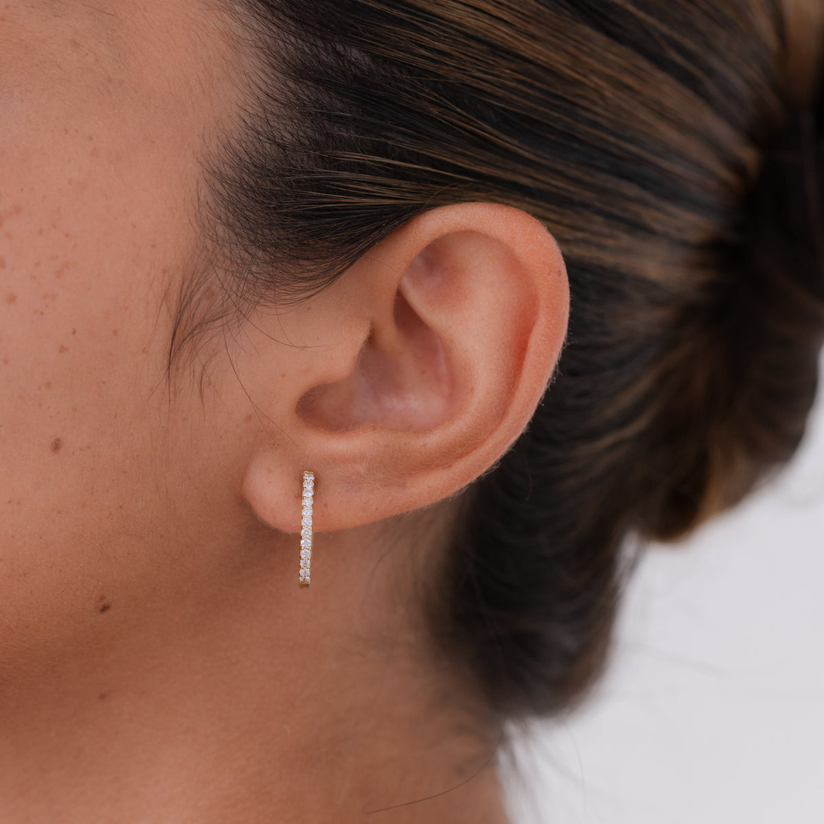 Inside Out Diamond Hoops
