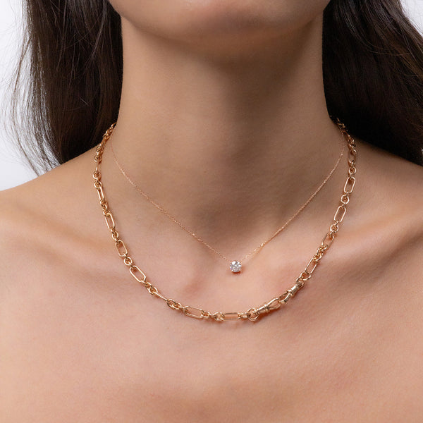 3 + 1 Gold Necklace