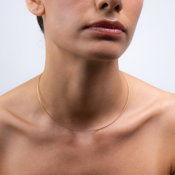 9k Gold Omega Chain