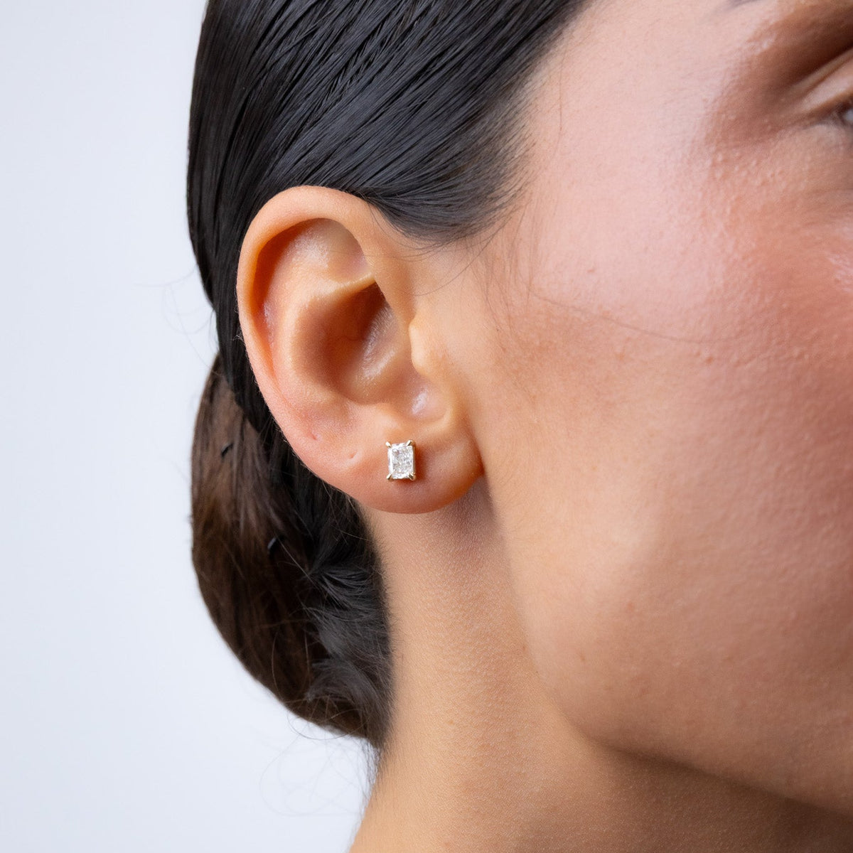 Radiant Diamond Studs