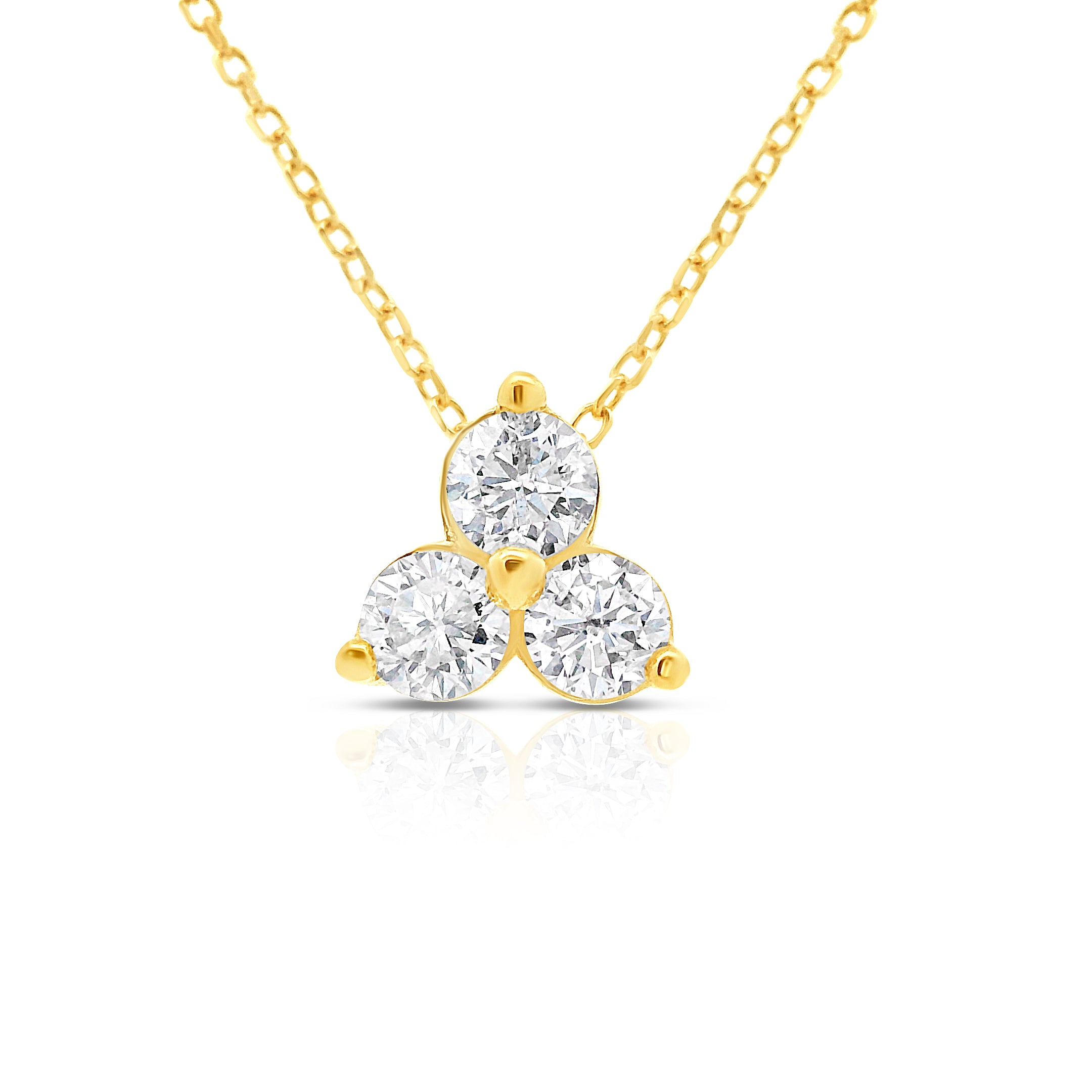 Diamond Triangle Pendant