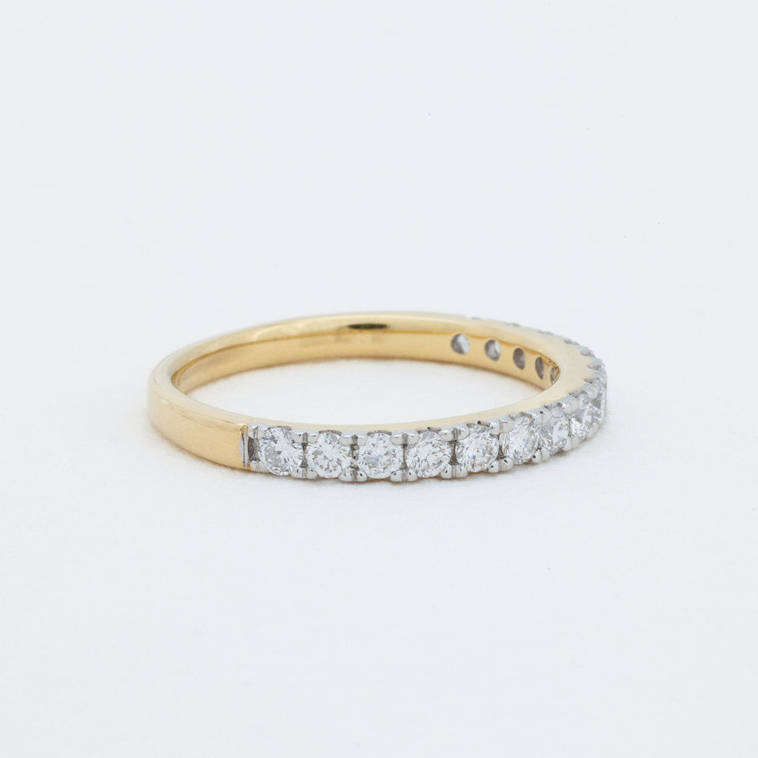 Pave | Lab Pave Diamond Wedding Ring – Close-up styled view, Matthews Jewellers Newcastle