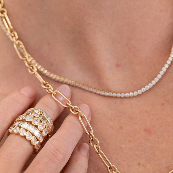3 +1 Gold Necklace