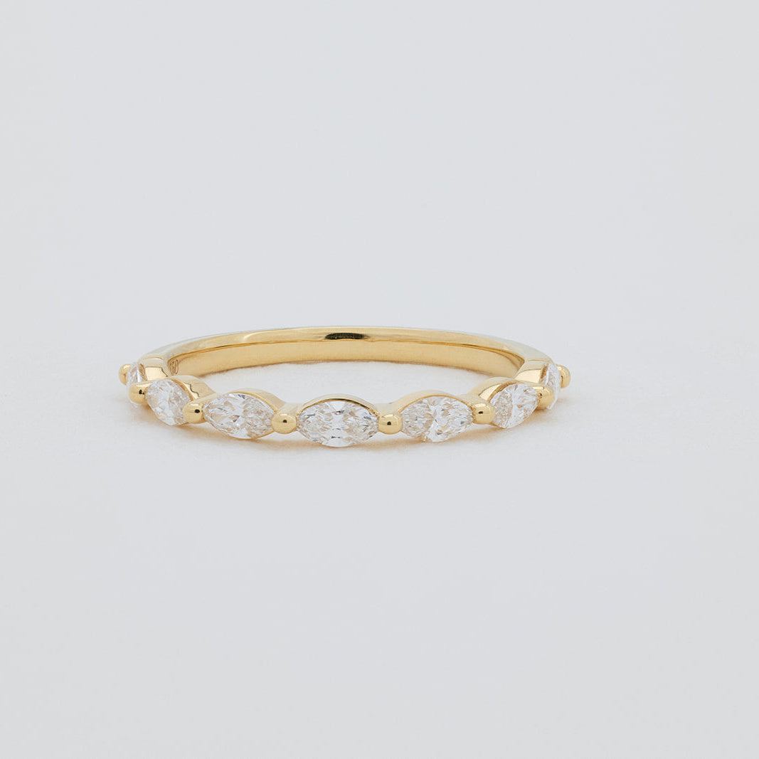 Rosa | Lab Diamond Wedding Ring – Close-up detail view, Matthews Jewellers Newcastle