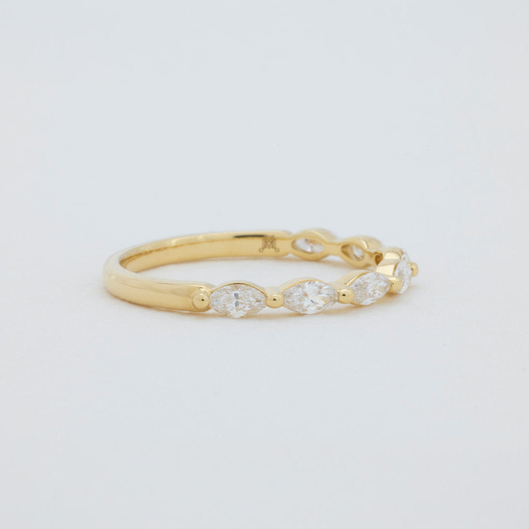 Rosa | Lab Diamond Wedding Ring – Close-up styled view, Matthews Jewellers Newcastle