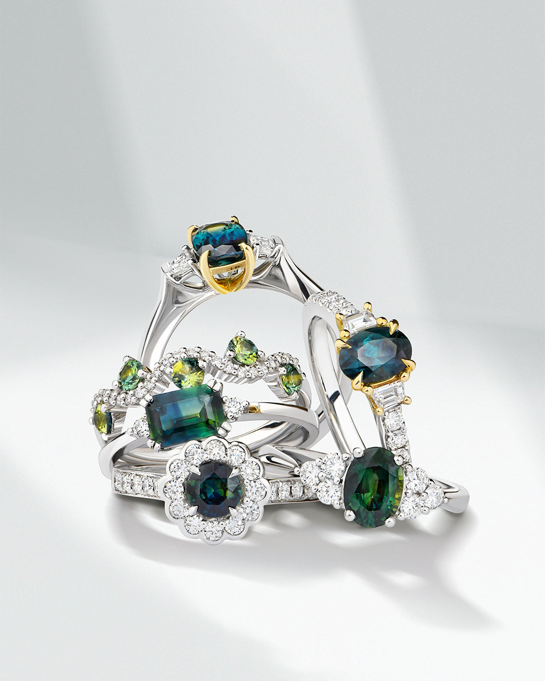 Sapphire and Diamond Rings Matthews Jewellers