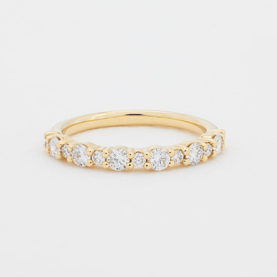 Sage | Lab Diamond Ring – Side profile view, Matthews Jewellers Newcastle