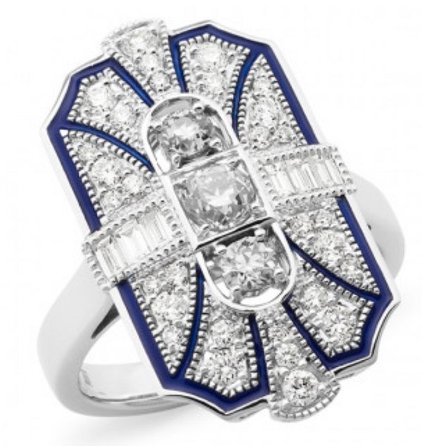 Art Deco Diamond Dress Ring