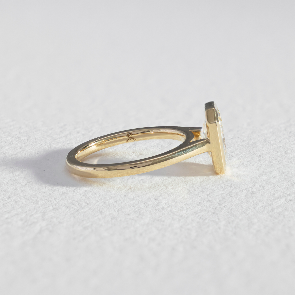 Bezel Sofia | Radiant Bezel Diamond Engagement Ring