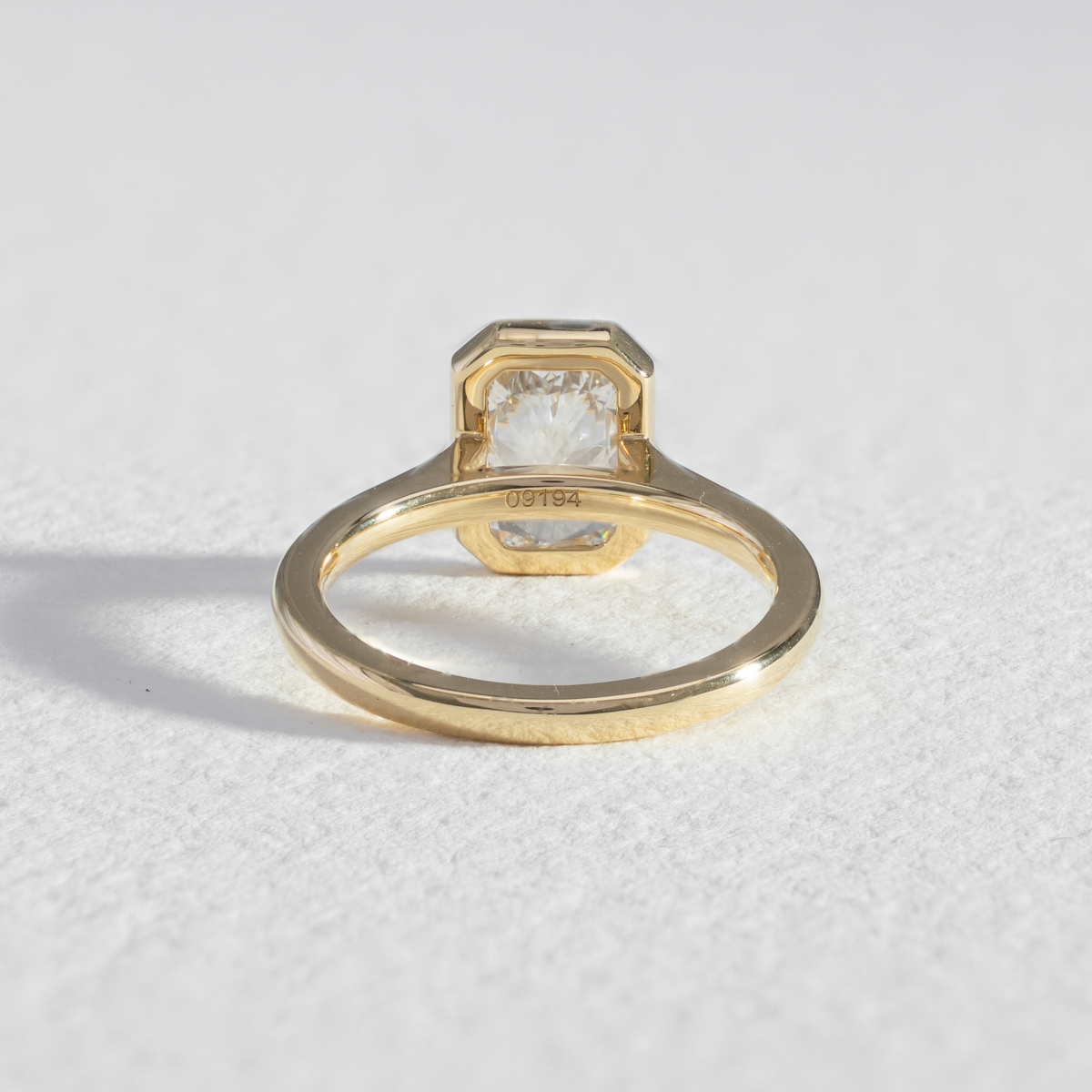 Bezel Sofia | Radiant Bezel Diamond Engagement Ring
