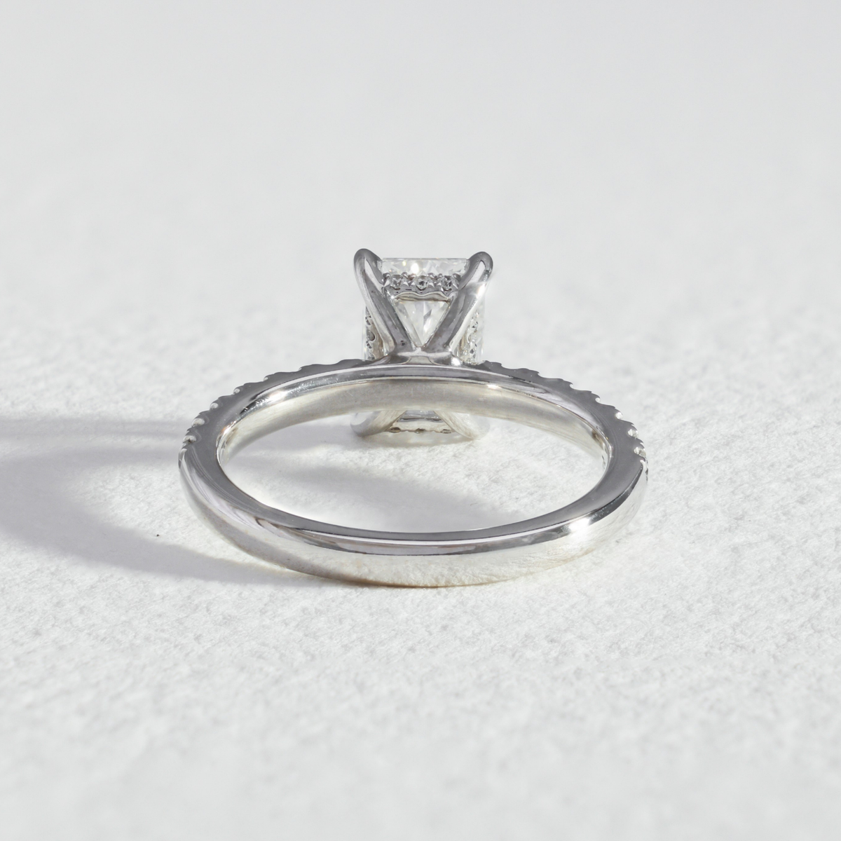 Pavé Sofia | Radiant Bezel Diamond Engagement Ring