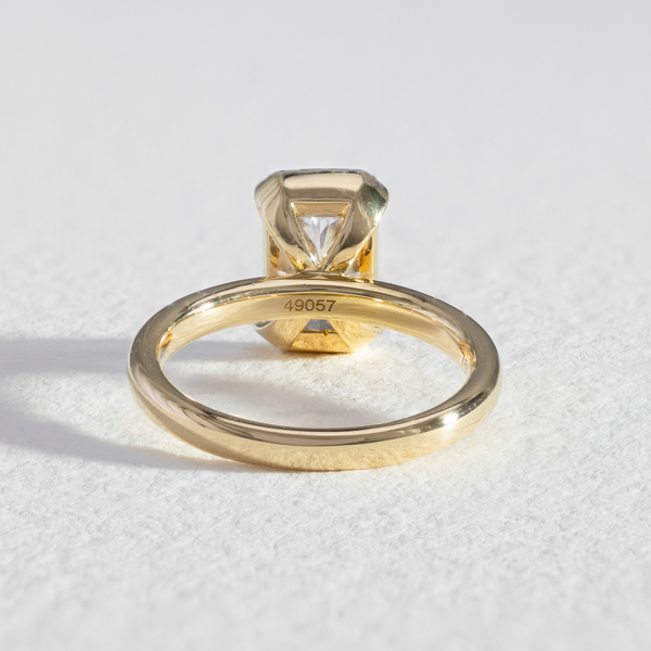 Half Bezel Sofia | Radiant Diamond Engagement Ring