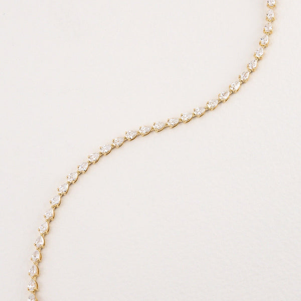 Pear Tennis Bracelet