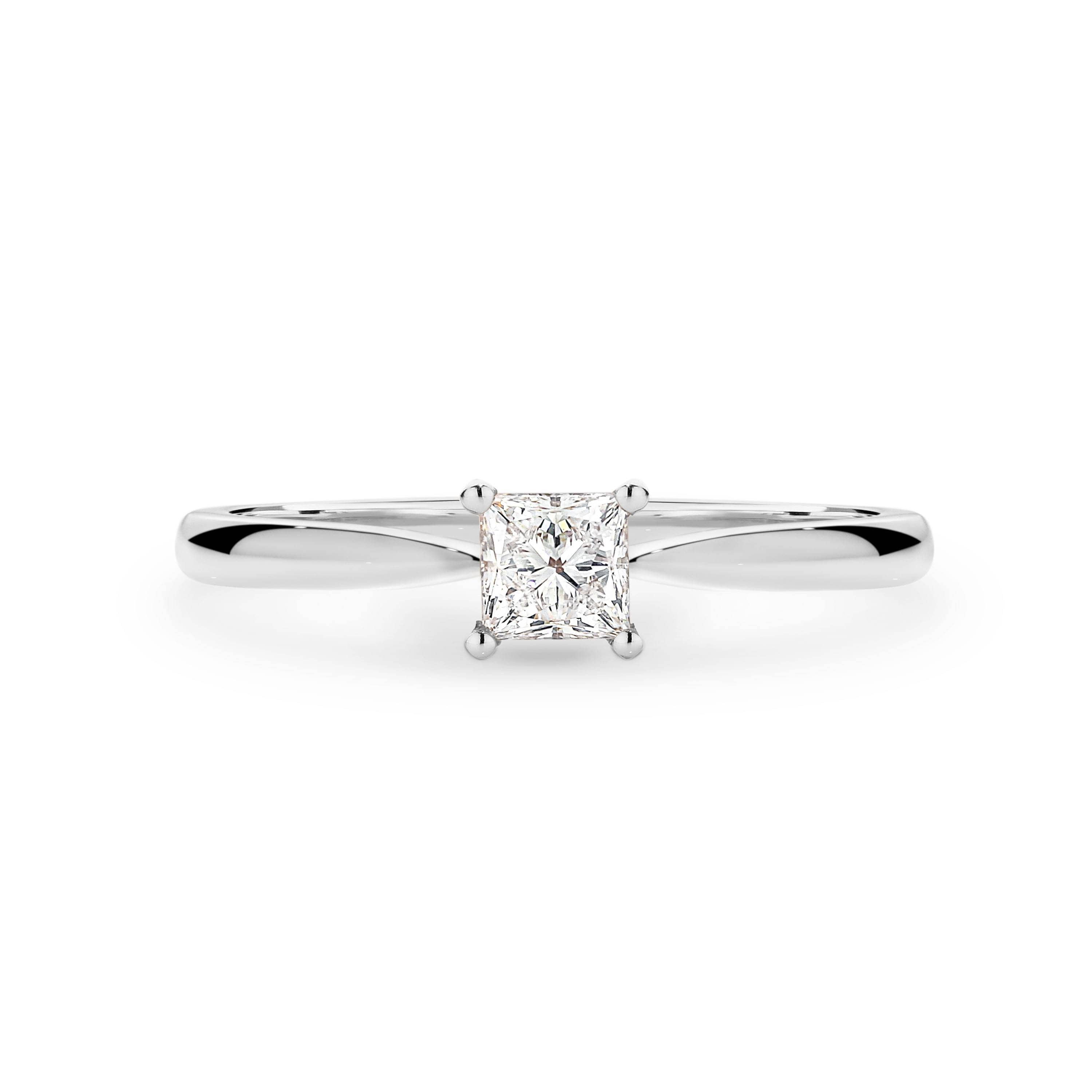 The Solitaire Princess Cut Diamond Engagement Ring - Matthews Jewellers