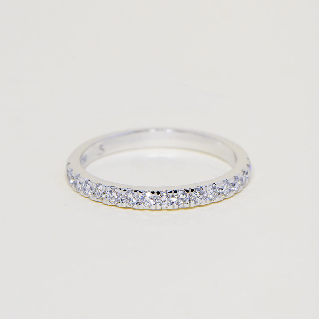 Low Profile Diamond Wedding Ring