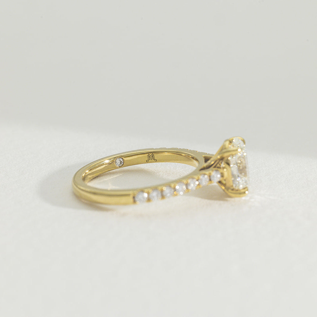 Helena | 1.5ct Oval Natural Diamond Engagement Ring
