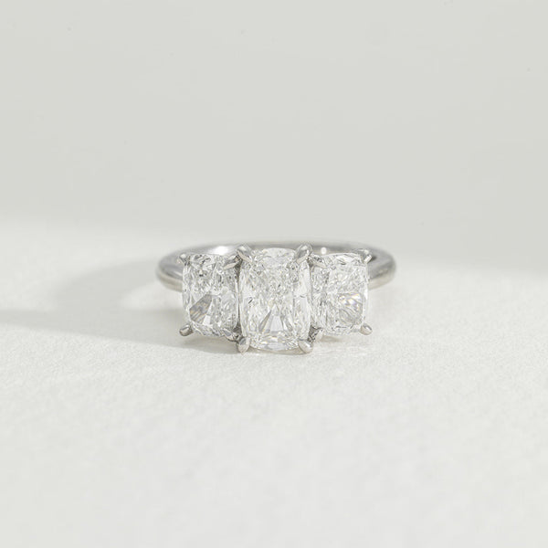 Gia | 3.5ct Elongated Cushion Lab Grown Diamond Engagement Ring