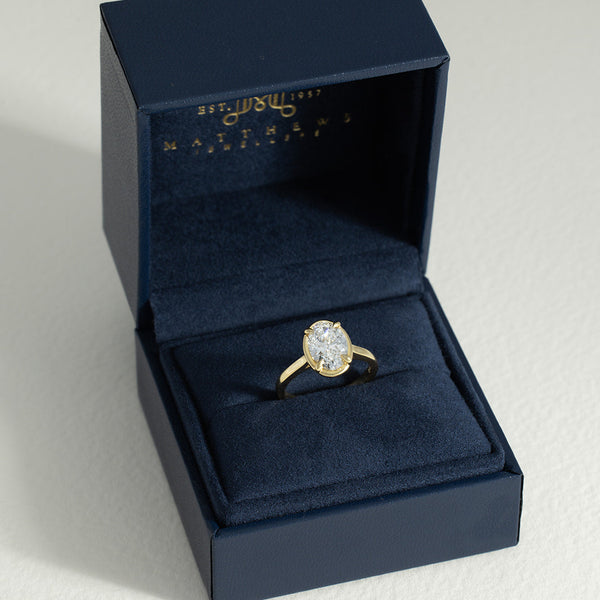 Milan | 2ct Oval Lab Grown Diamond Engagement Ring