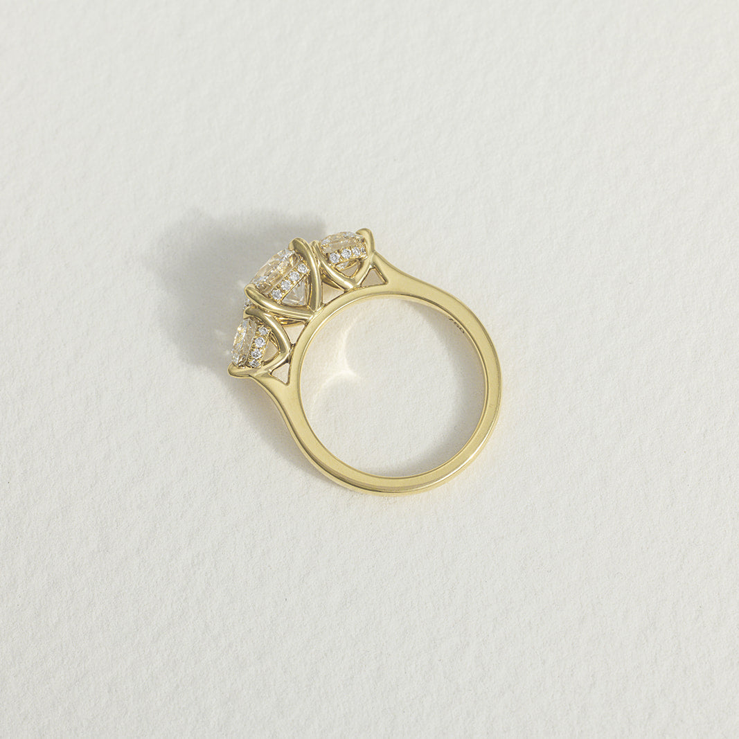 Laila | 3ct Round Lab Grown Diamond Engagement Ring