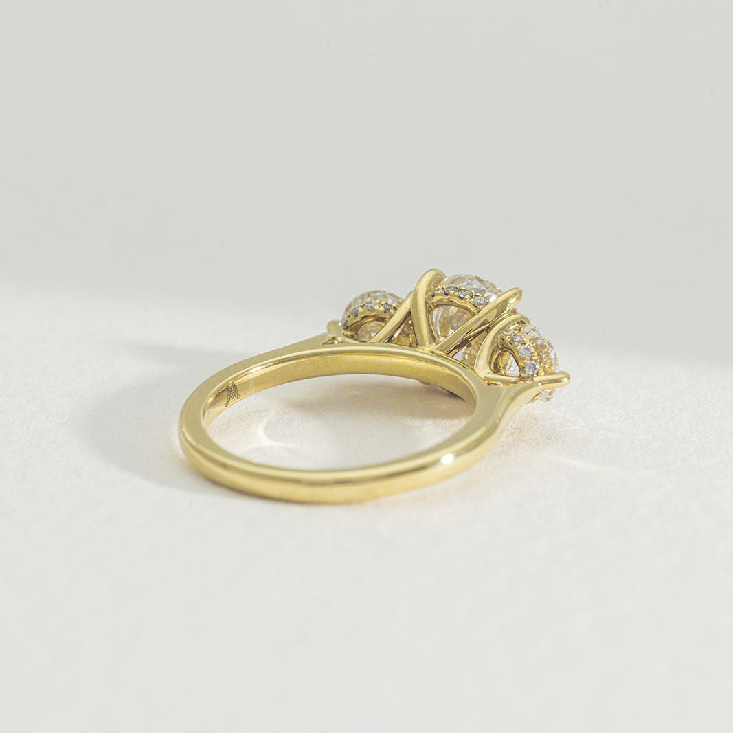 Laila | 3ct Round Lab Grown Diamond Engagement Ring