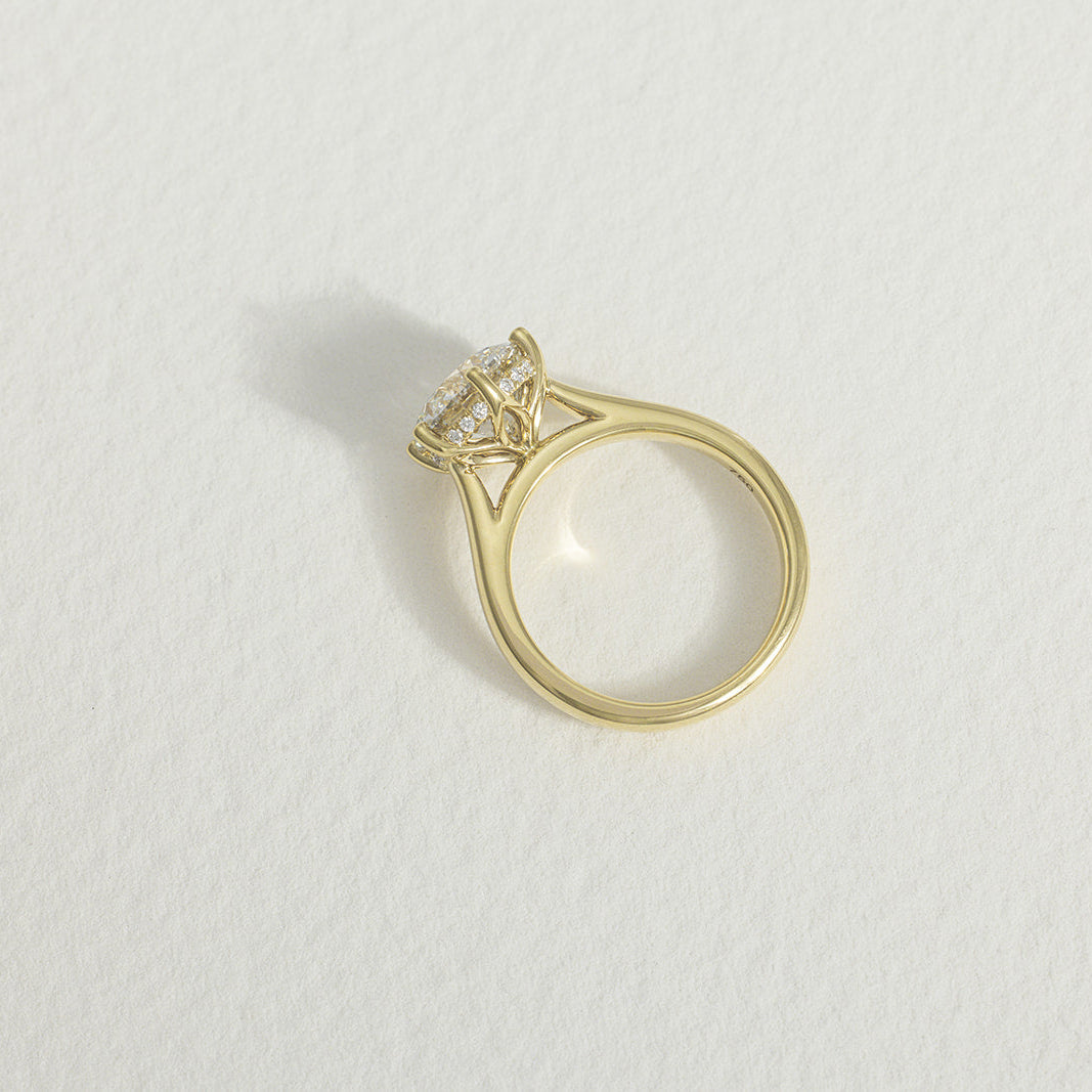 Dawn | 3ct Round Lab Grown Diamond Engagement Ring