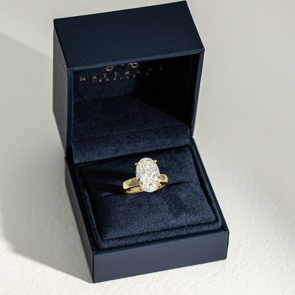 Helena | 6.03ct Oval Lab Grown Diamond Engagement Ring