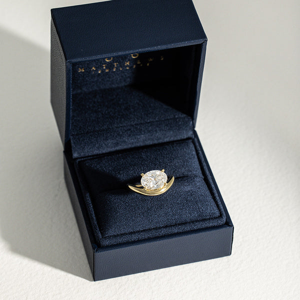 Ocea | 2.5ct Oval Lab Grown Diamond Engagement Ring