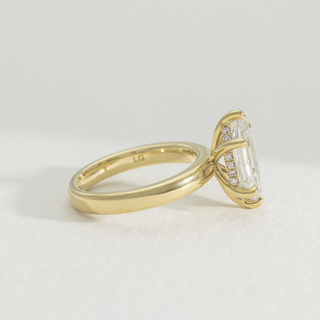 Azalea | 3.01ct Hexagon Lab Grown Diamond Engagement Ring