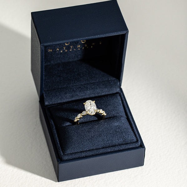 Audrey | 2.5ct Oval Lab Grown Diamond Engagement Ring