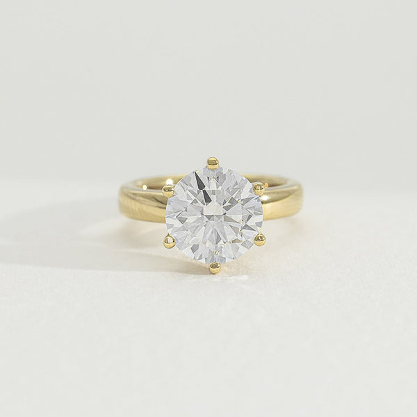 Dawn | 4ct Round Lab Grown Diamond Engagement Ring