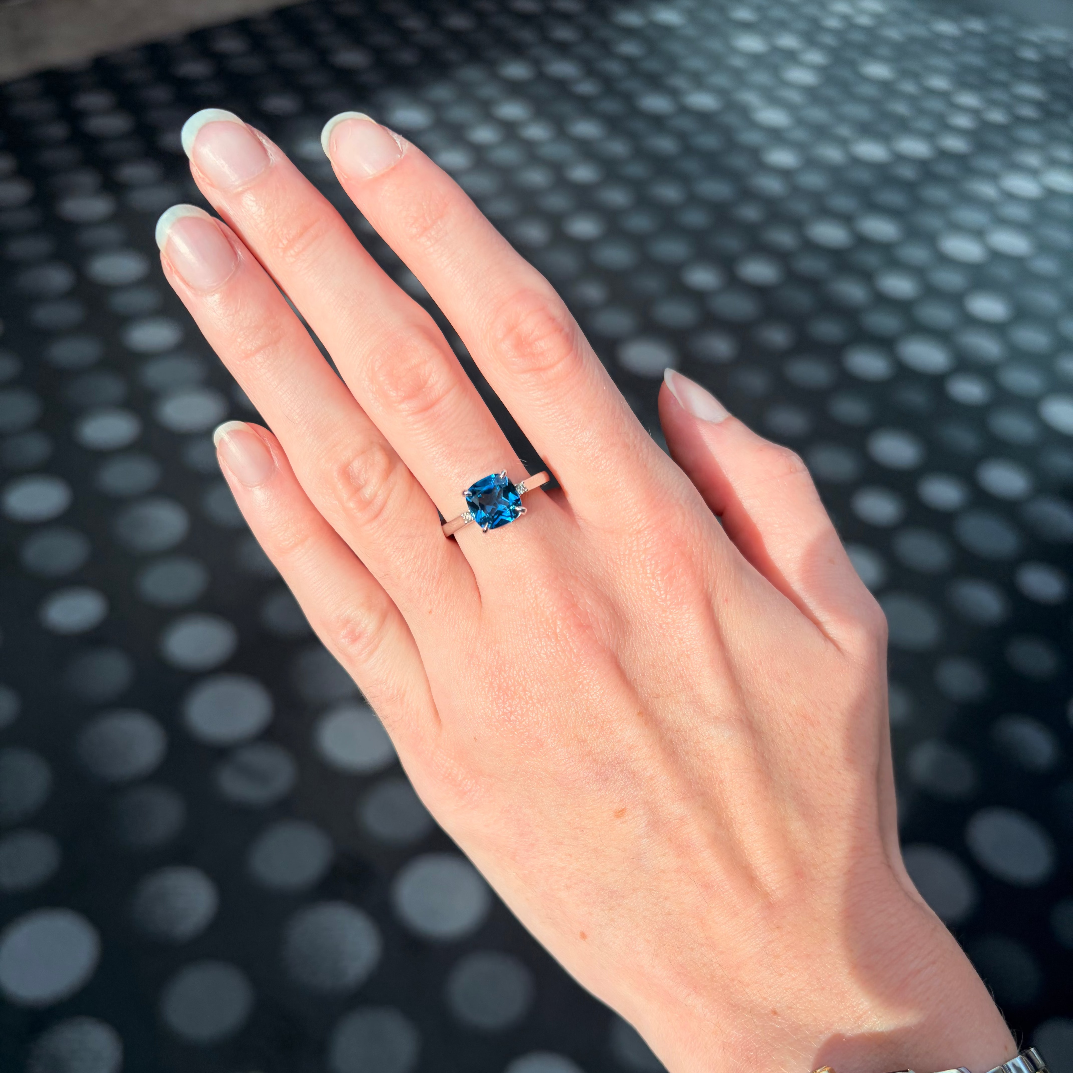 London Blue Topaz Ring