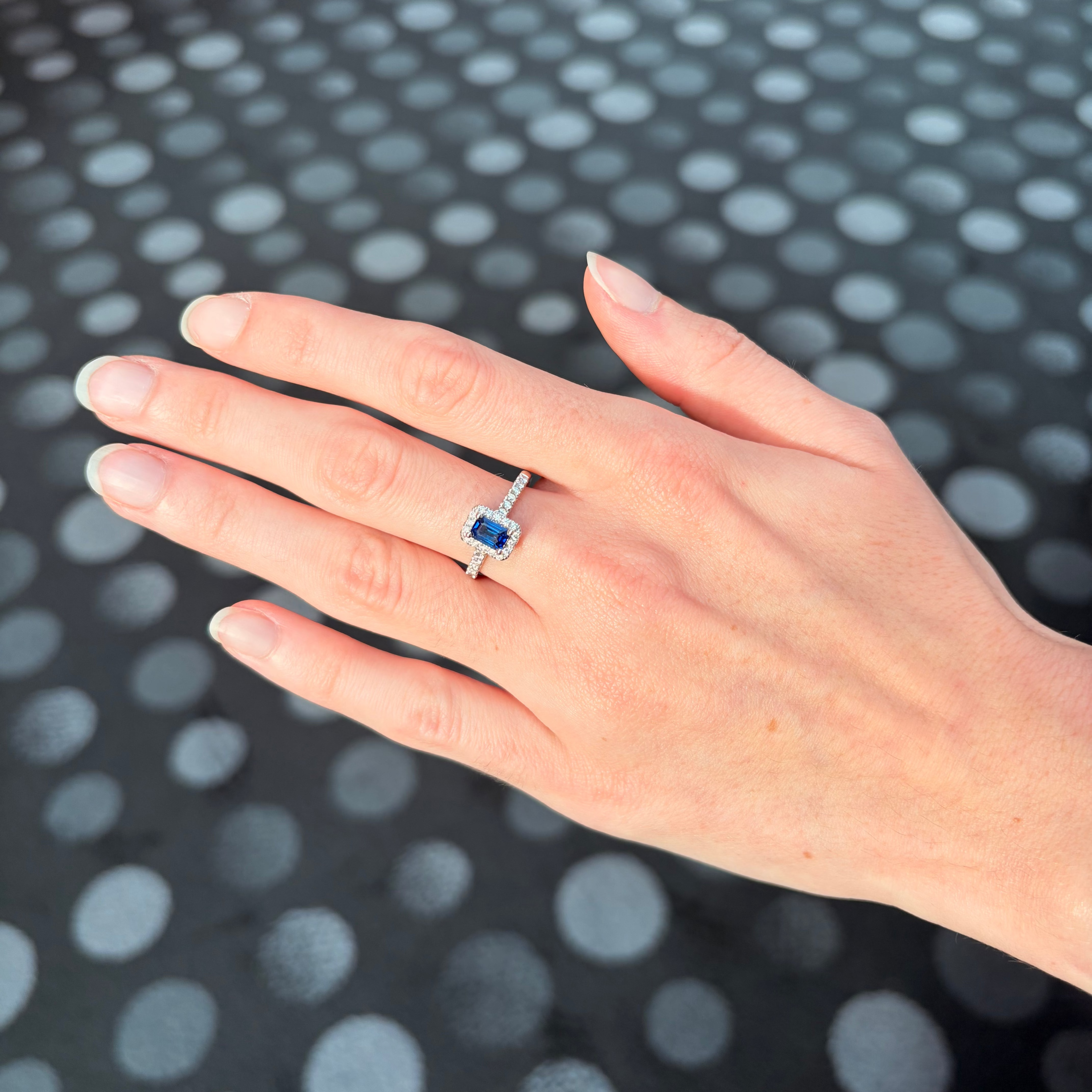 Ceylon Sapphire and Diamond Ring