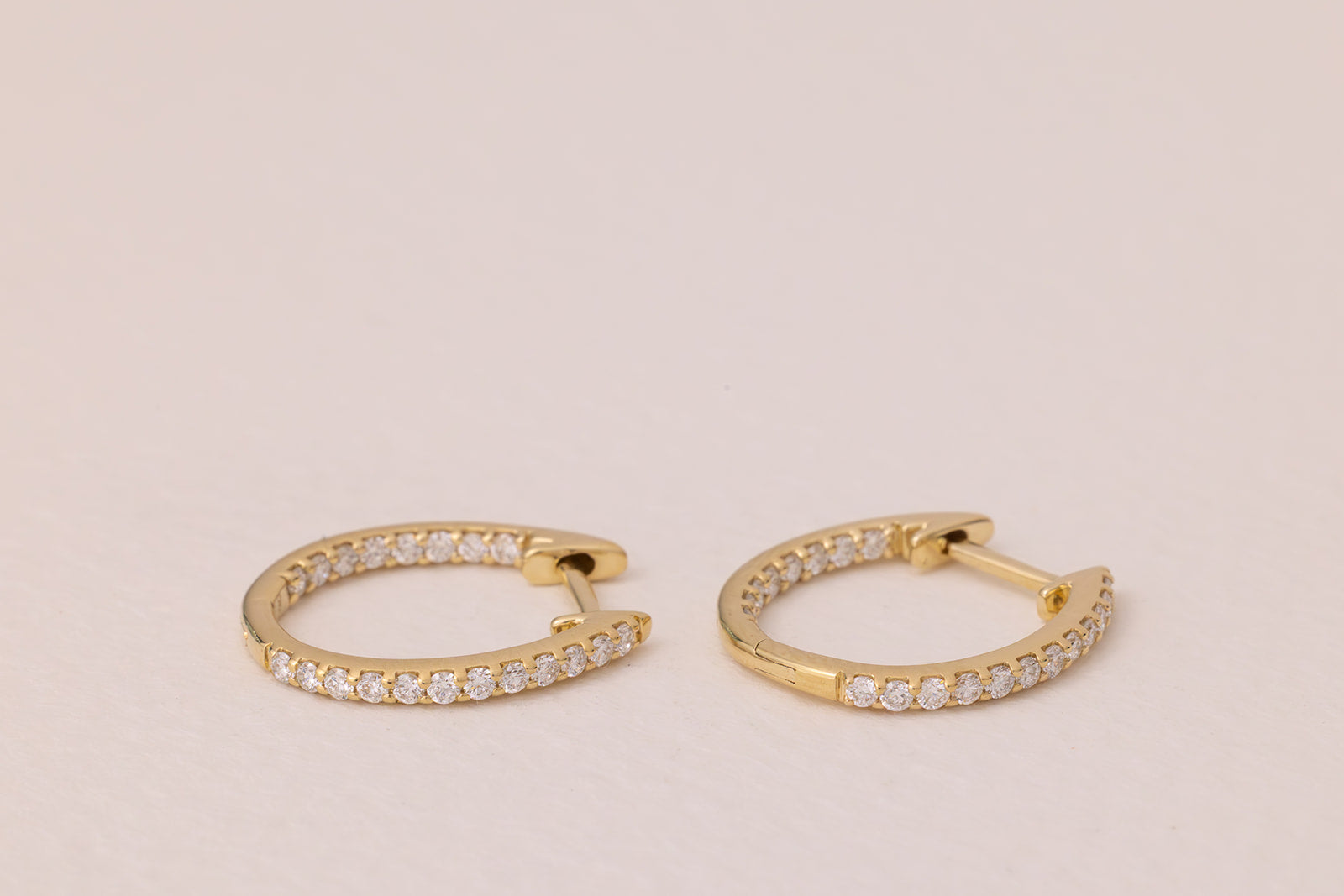 Inside Out Diamond Hoops