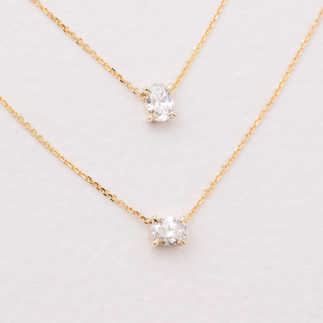 East West Oval Necklace