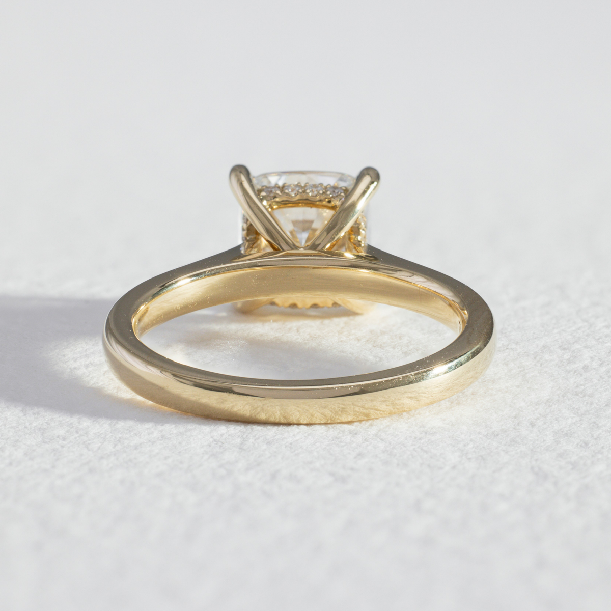 Celine | Cushion Cut Diamond Solitaire Engagement Ring