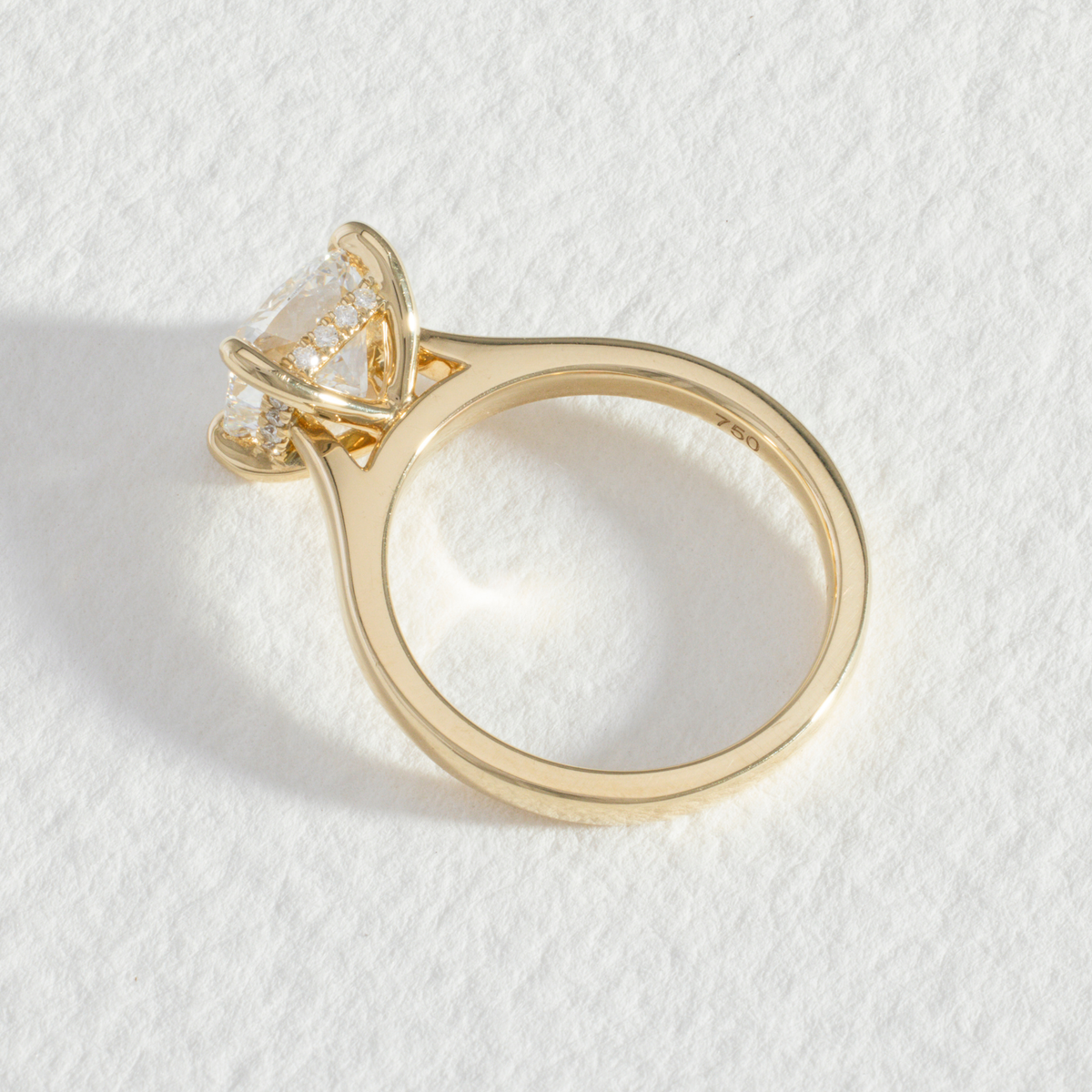 Celine | Cushion Cut Diamond Solitaire Engagement Ring